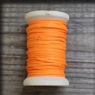 Vokset farget tråd - orange