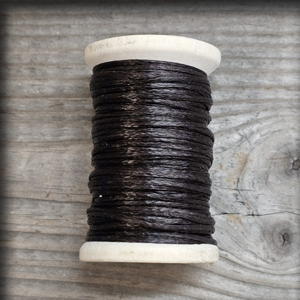 Vokset farget tråd - sort