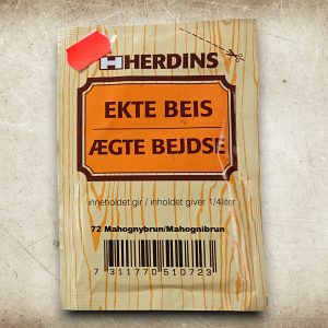 HERDINS EKTE BEIS - MAHOGNYBRUN