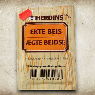 HERDINS EKTE BEIS - MAHOGNYBRUN