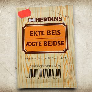 HERDINS EKTE BEIS - MØRK VALNØTT