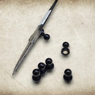 Knivstøtte m/magnet sort