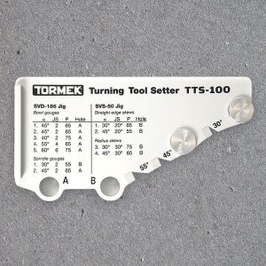 TORMEK TTS-100 Innstillingslære for dreiejern