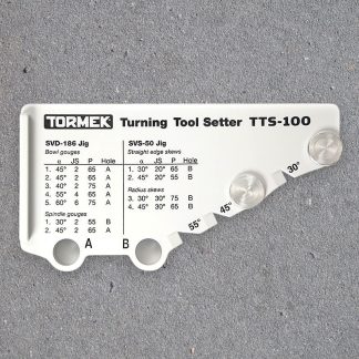 TORMEK TTS-100 Innstillingslære for dreiejern