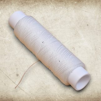 TRÅD m/voks 0,5mm - hvit