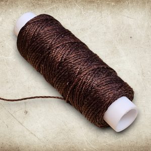 TRÅD m/voks 0,7mm - brun