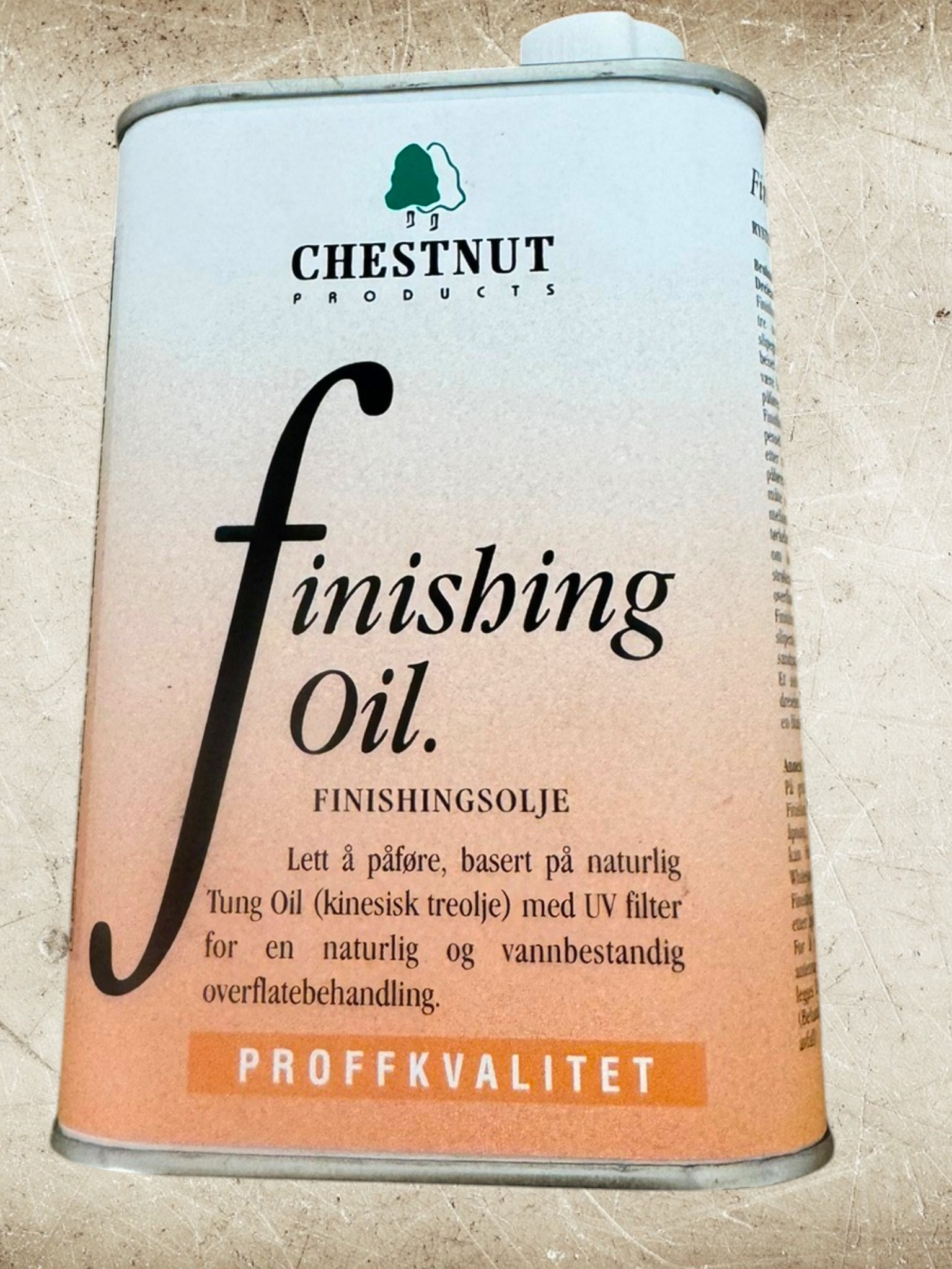 Finiching oil Chestnut 0,5l